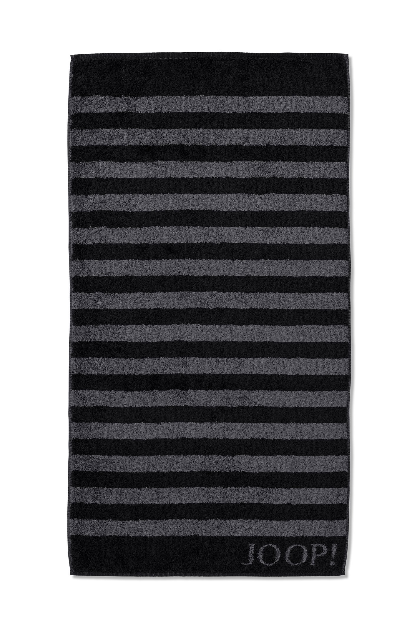 JOOP! Classic Stripes 1610-90 Schwarz Frottee Duschtuch 80x150 cm