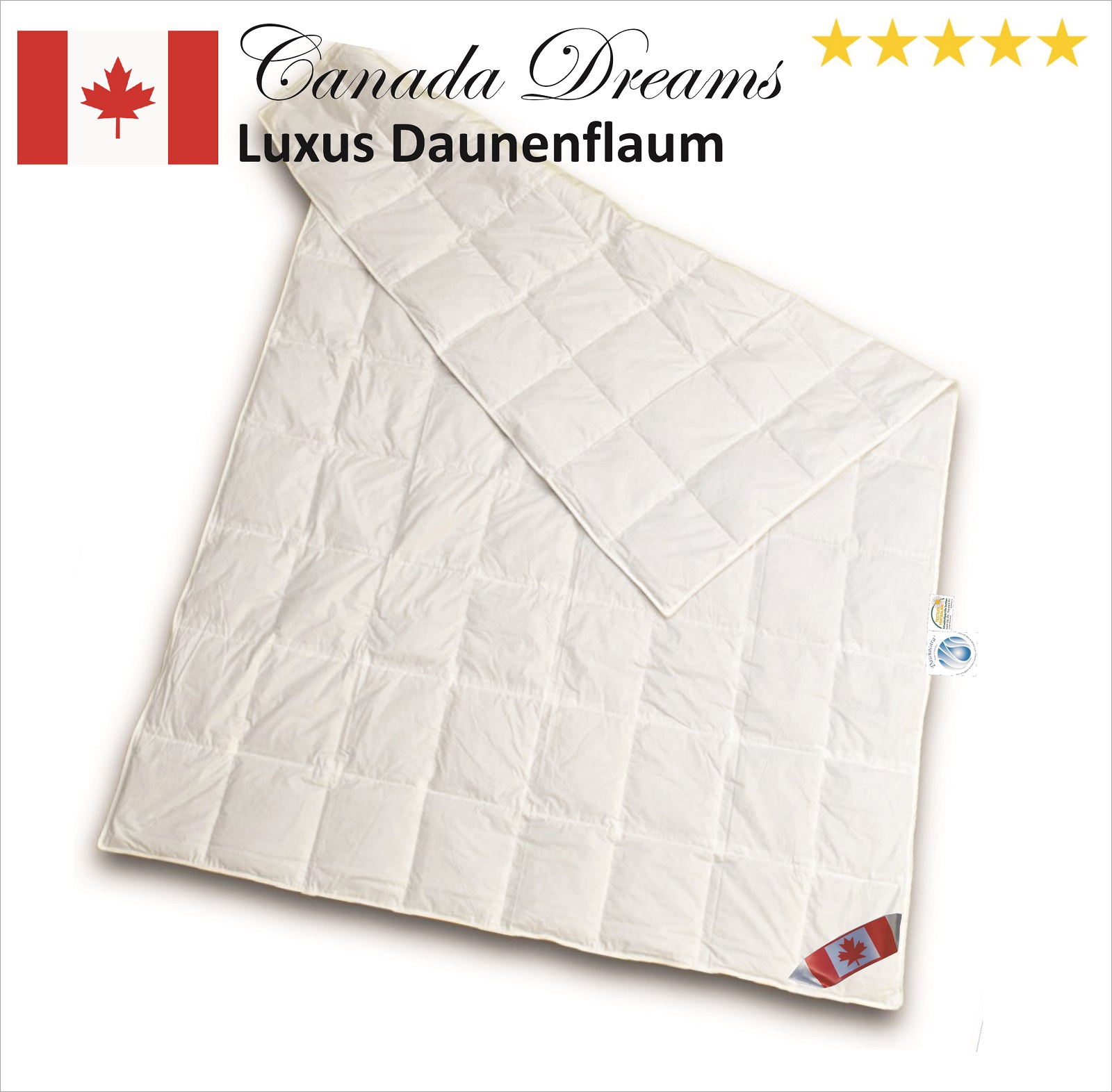 Canada Dreams Luxus Sommerdecke Daunendecke Daunenflaum CD1 220x240 leicht