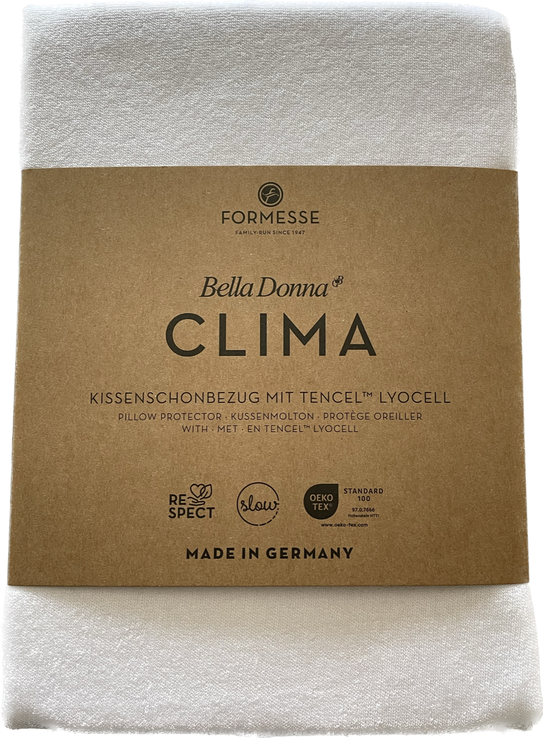 Neu Formesse Bella Donna Clima Kissenschonbezug mit Tencel 80x80 cm oeko-tex