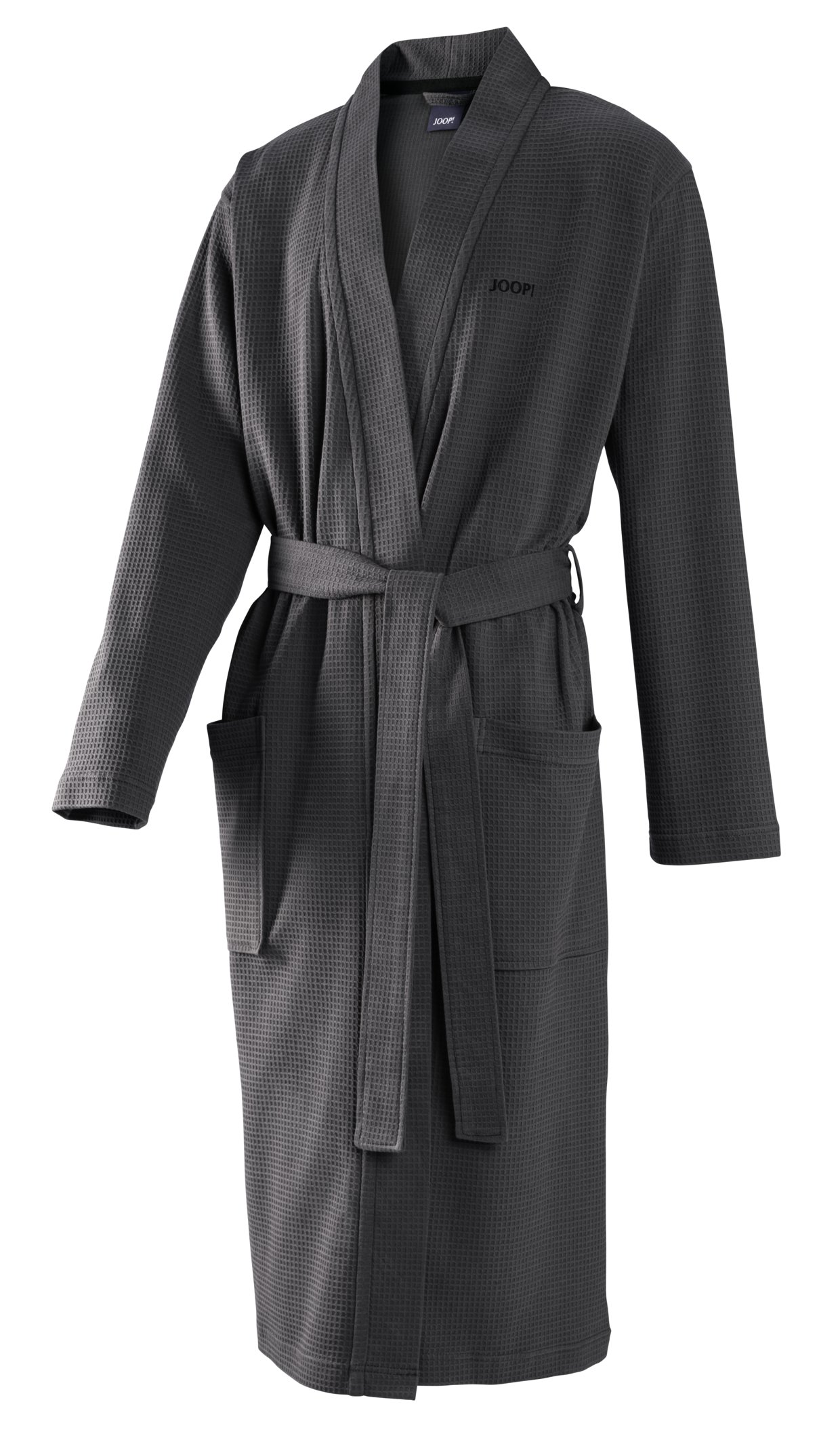 JOOP! Herren Kimono 1656-767 Anthrazit L 54/56 leichte Pique Qualität Baumwolle