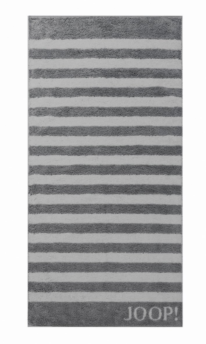 JOOP! Classic Stripes 1610-77 Anthrazit Frottee Handtuch 50x100 cm