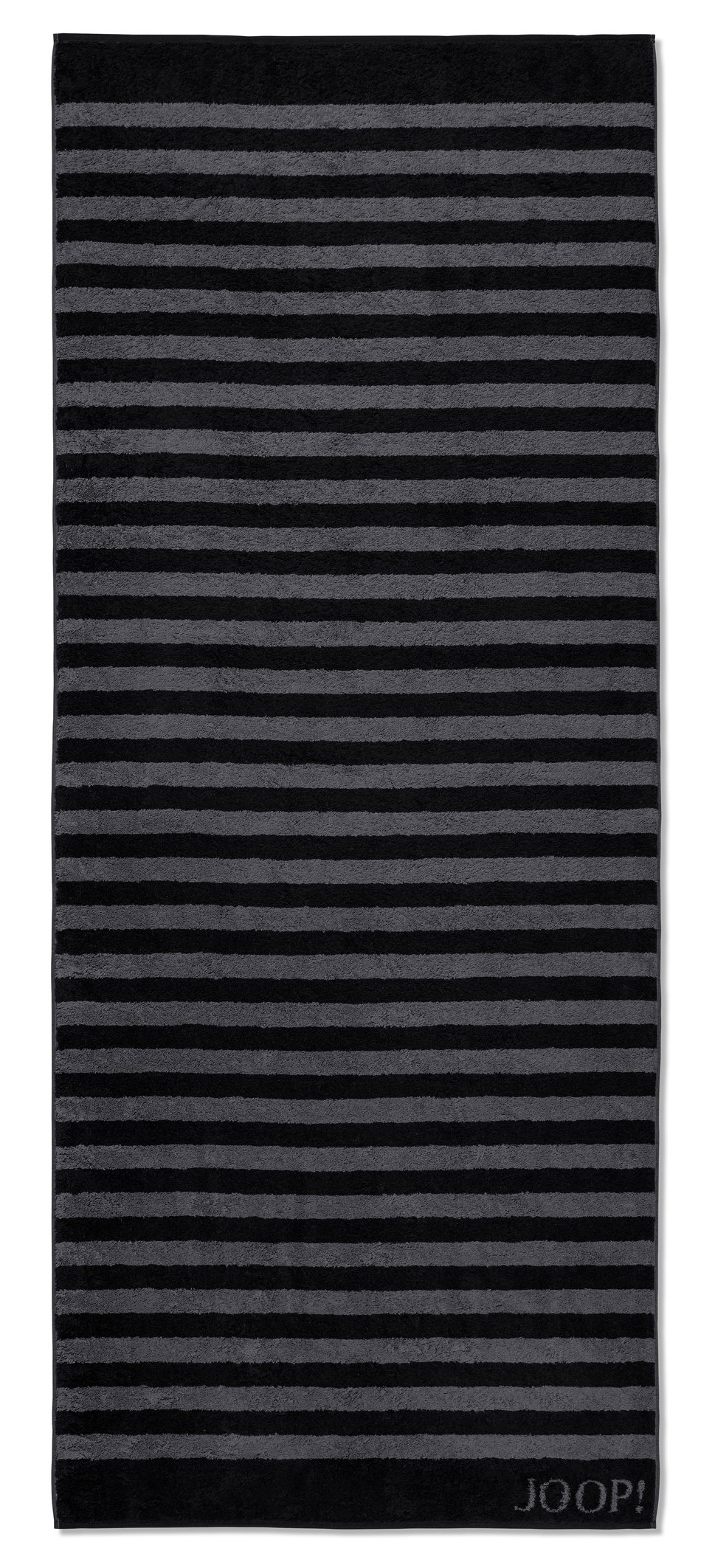 JOOP! Classic Stripes 1610-90 Schwarz Frottee Saunatuch 80x200 cm