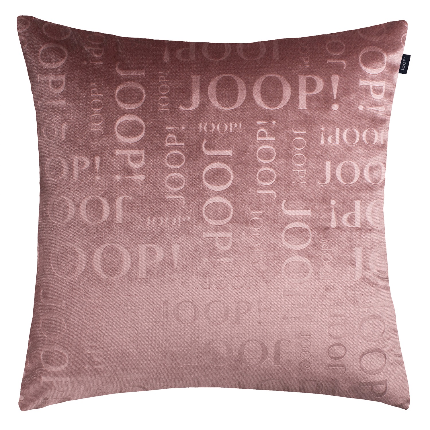 JOOP! Kissenbezug Match 70920-075 Rose 45x45 cm Wendedesign Logo Print