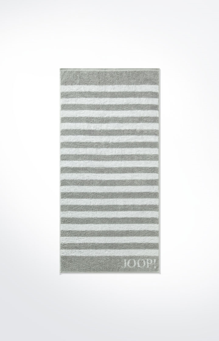 JOOP! Classic Stripes 1610-76 Silber Frottee Handtuch 50x100 cm