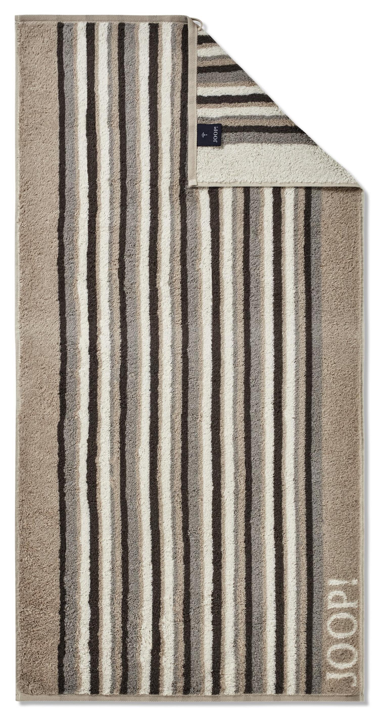 JOOP! Frottee Move Stripes 1692-37 Sand Handtuch 50x100 cm Neu 2023