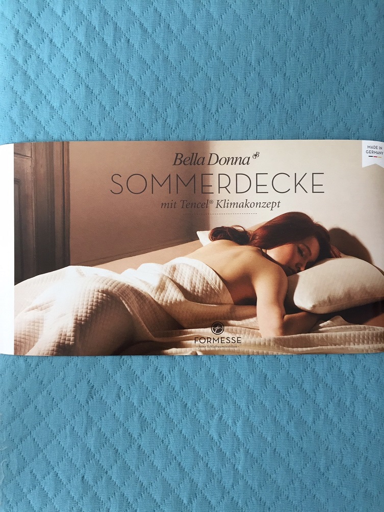 Bella Donna Sommerdecke 150x220 cm 0302 Arktis extra leicht Baumwolle Tencel
