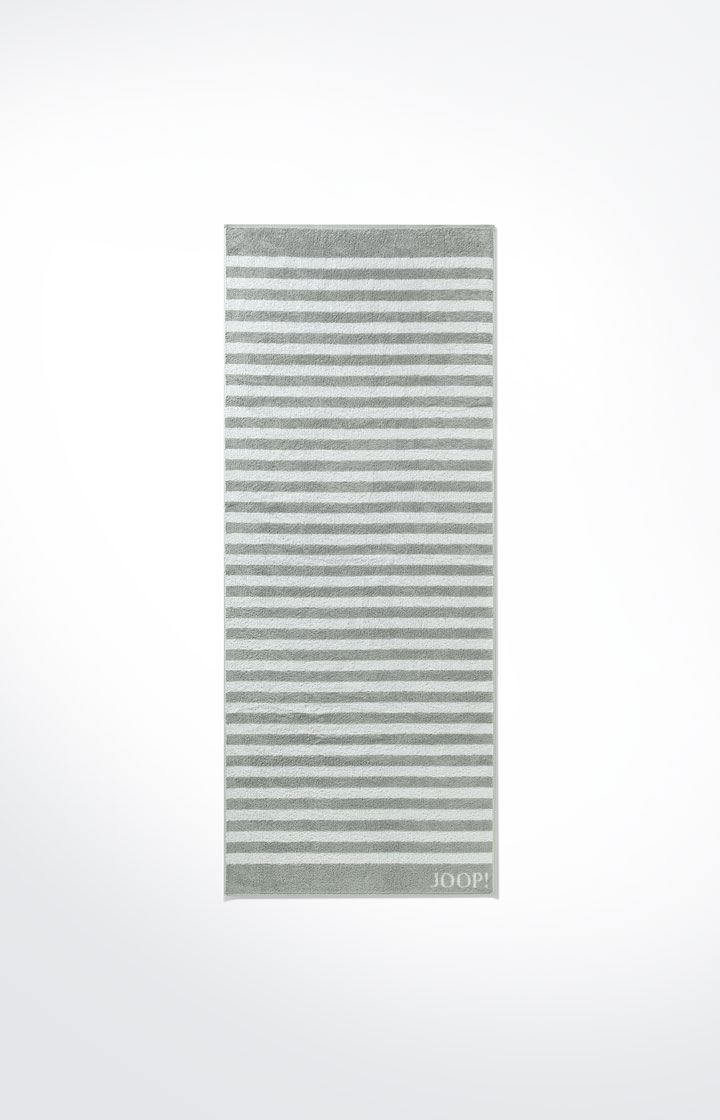 JOOP! Classic Stripes 1610-76 Silber Frottee Saunatuch 80x200 cm