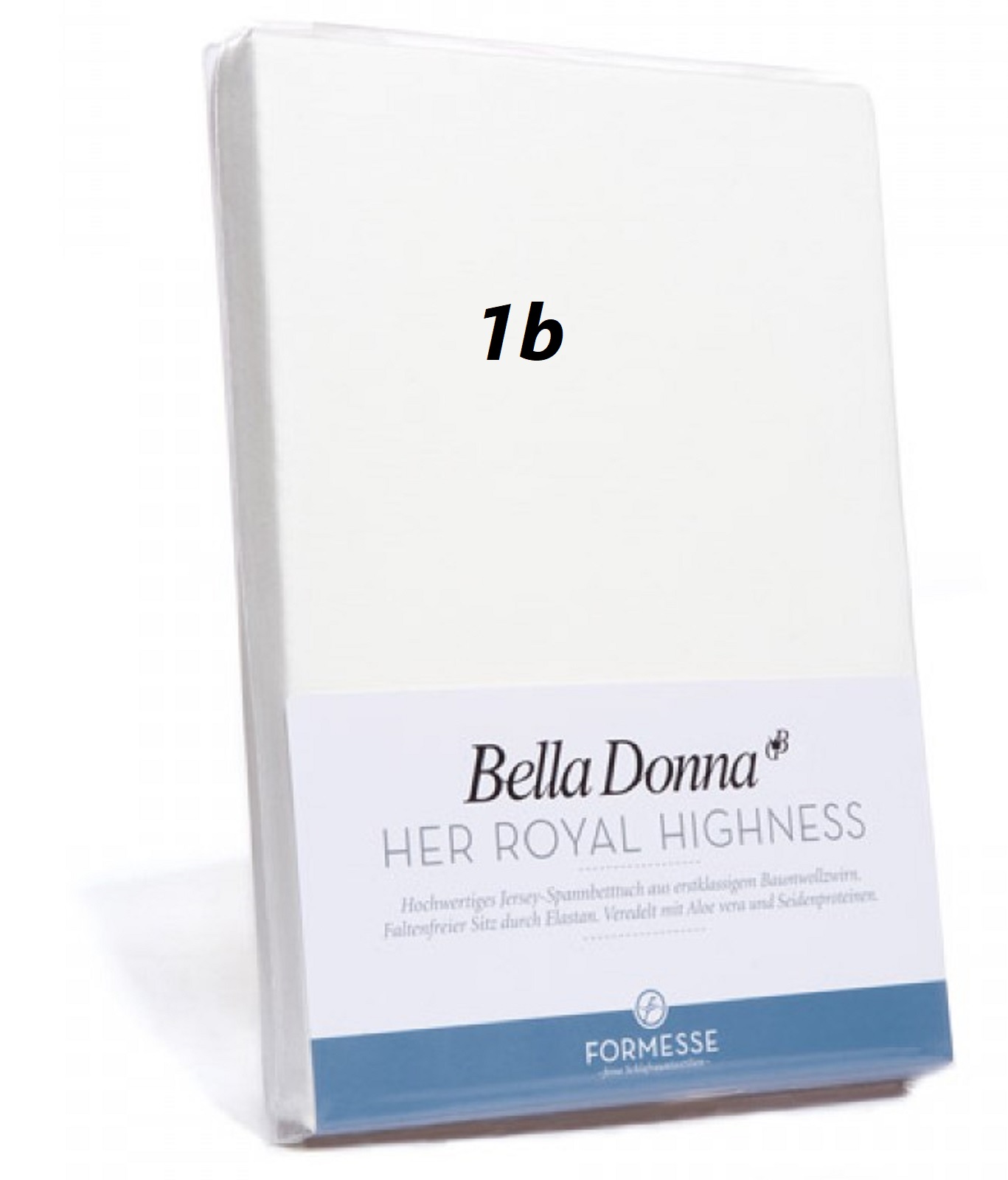 Bella Donna Jersey Spannbetttuch 1B 180/200 x 200/220 cm Wollweiss 9114