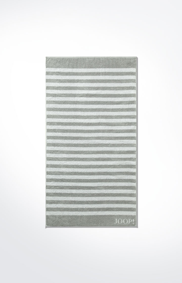JOOP! Classic Stripes 1610-76 Silber Frottee Duschtuch 80x150 cm